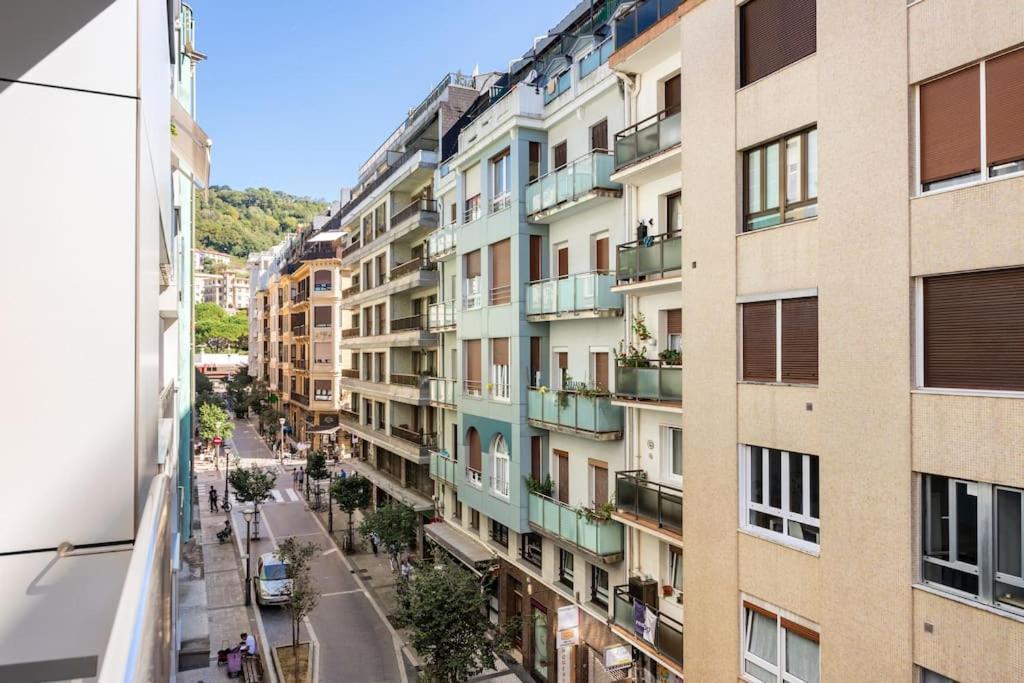 Terraza Playa Y Calle Peatonal Ess03377 San Sebastián Zewnętrze zdjęcie